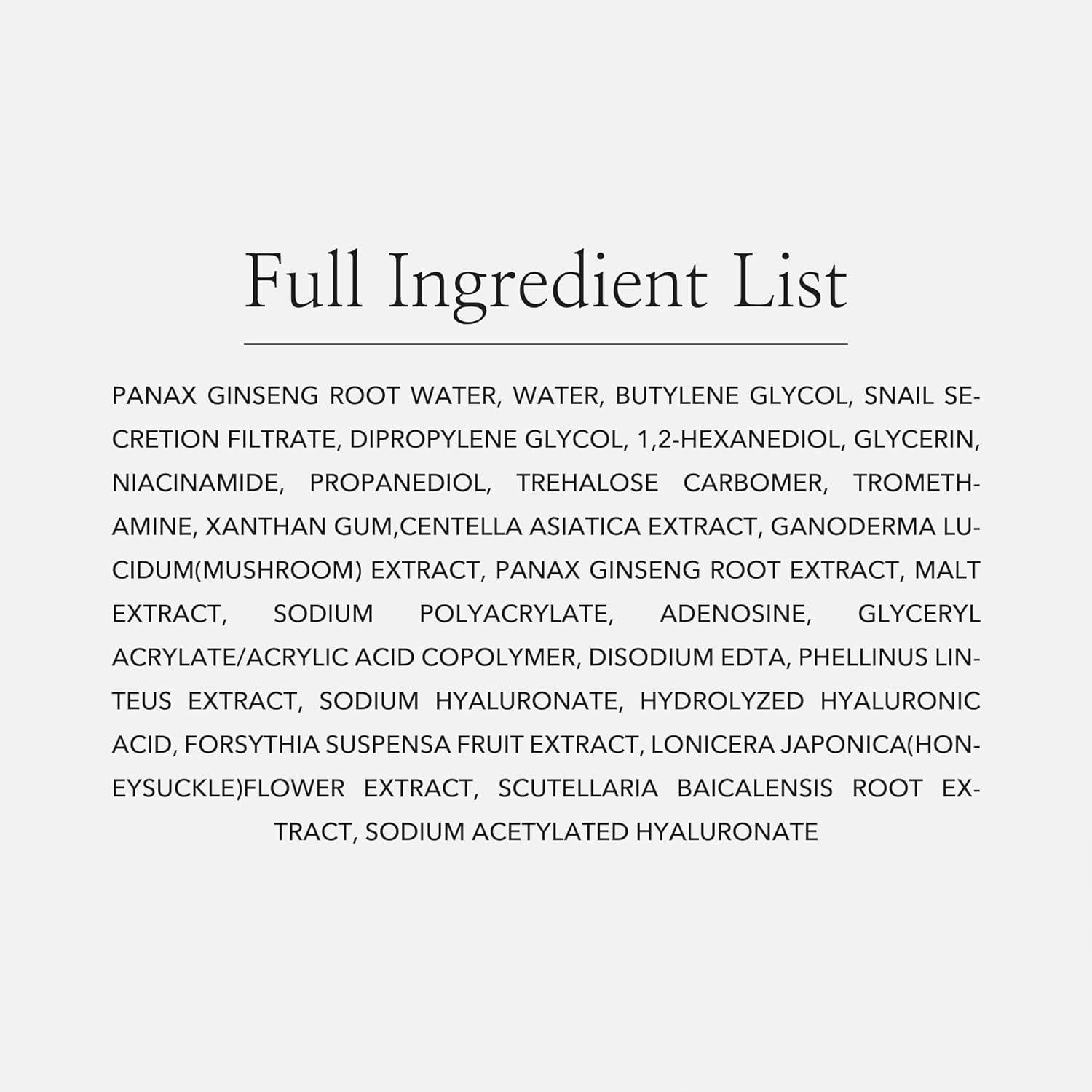 [BeautyOfJoseon] Revive Serum : Ginseng + Snail Mucin 30ml
