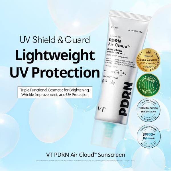 [VT Cosmetics] PDRN Air Cloud Sunscreen 50ml